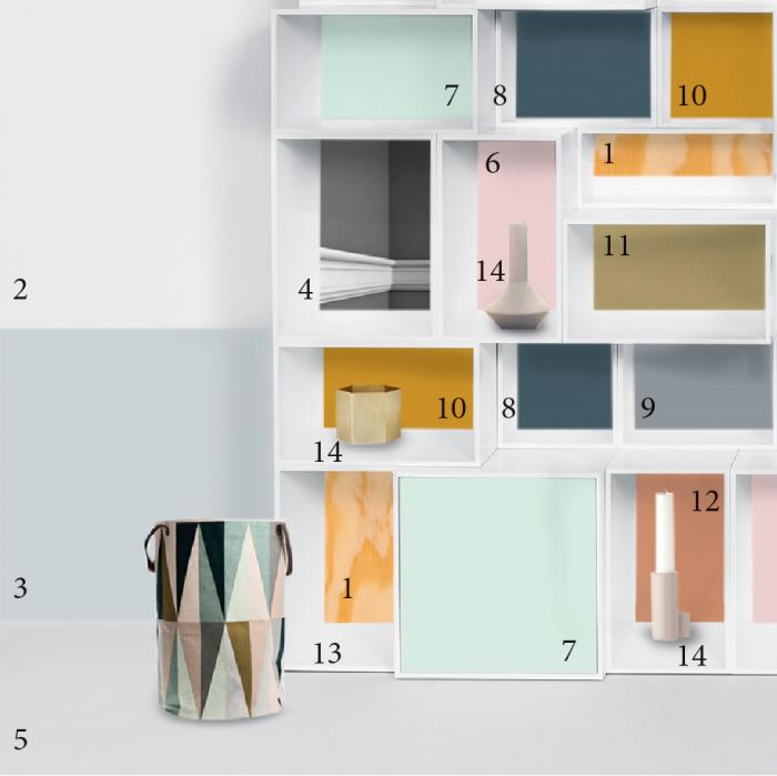 Scandinavisch moodboard